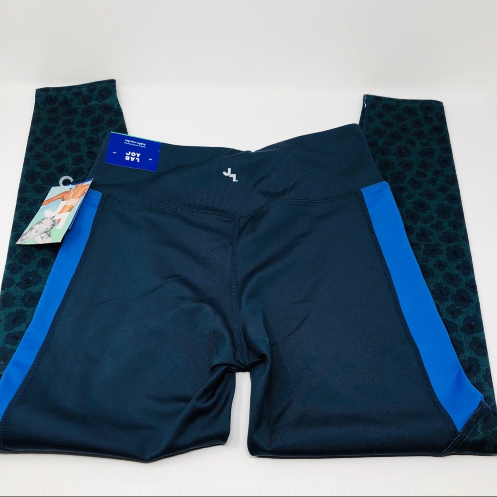 NWT Joylab Animal Print ColorBlock Leggings Medium - Picture 7 of 8